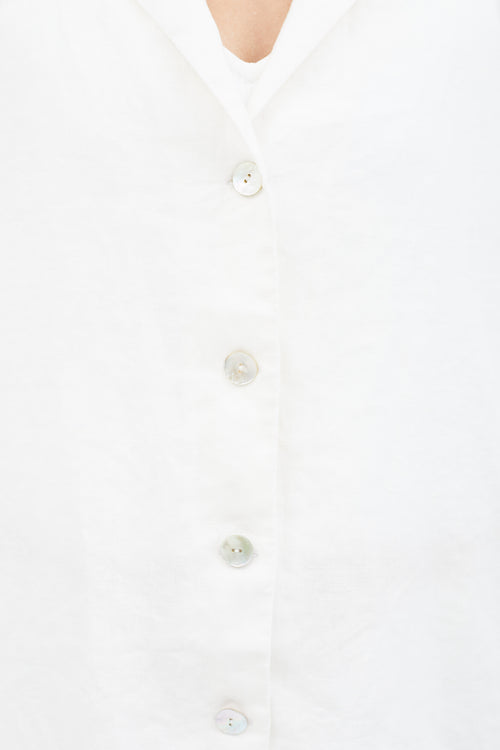 Aritzia Wilfred Linen Button Up Shirt