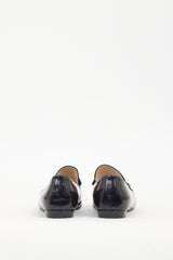 Armani Black & Brown Patent Leather Loafer