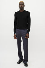 Armani Black & Navy Knit Sweater