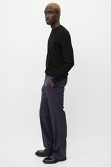 Armani Black & Navy Knit Sweater