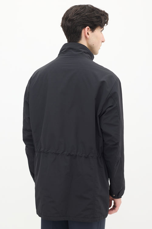 Armani Black Padded Zip Jacket