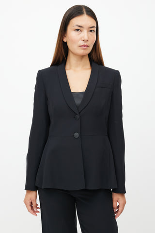 Armani Black Silk Two Piece Suit