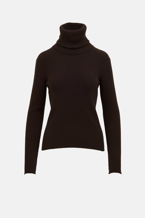Armani Cashmere Rib Knit Top