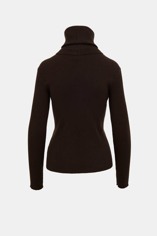 Armani Cashmere Rib Knit Top