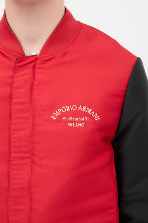 Armani Emporio Reversible Bomber Jacket