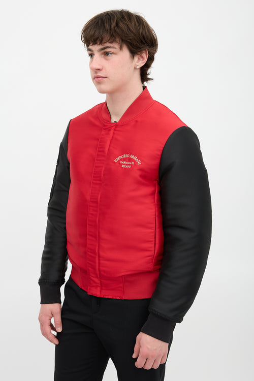 Armani Emporio Reversible Bomber Jacket