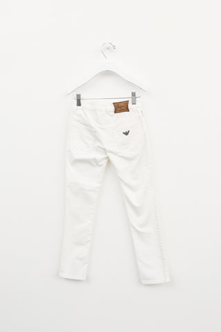 Armani Kids White Pants