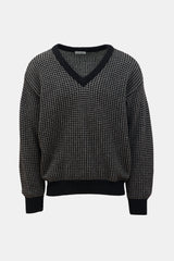 Armani Merino Wool V-Neck Sweater