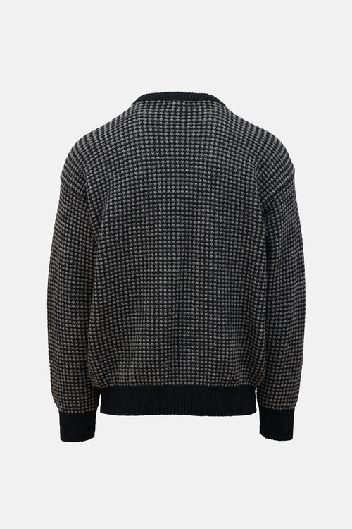 Armani Merino Wool V-Neck Sweater
