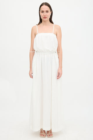 Armani Mesh Drawcord Dress
