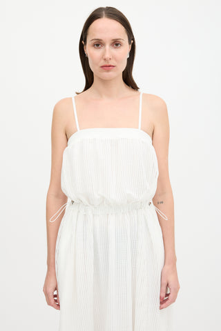 Armani Mesh Drawcord Dress