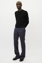 Armani Navy Wool Trouser