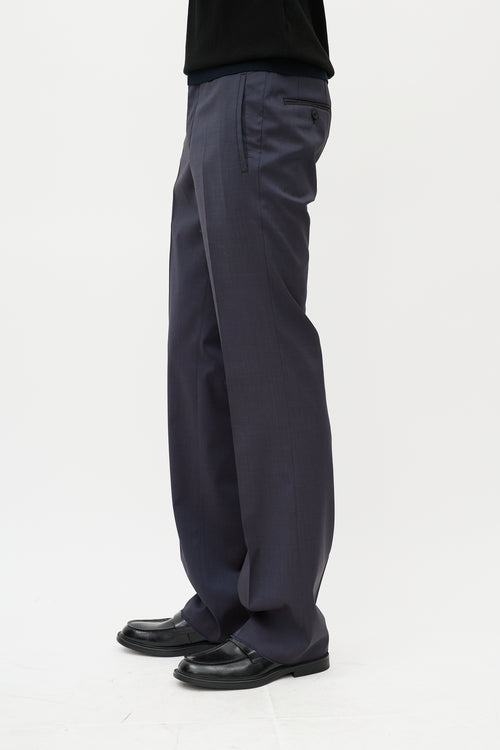 Armani Navy Wool Trouser