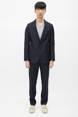 Armani Navy Wool Two Piece Suit