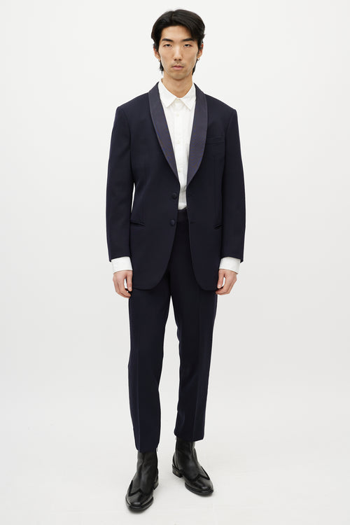 Armani Navy Wool Two Piece Suit