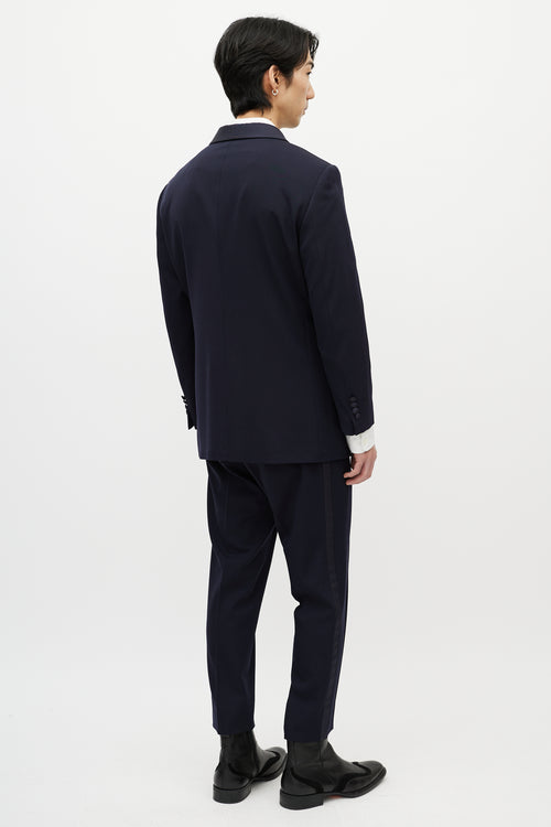 Armani Navy Wool Two Piece Suit