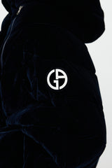 Armani Neve Velvet Puffer Jacket