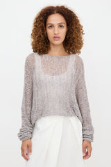 Armani Open Knit Sweater