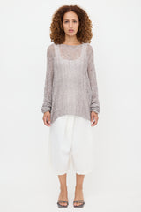 Armani Open Knit Sweater