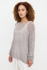 Armani Open Knit Sweater