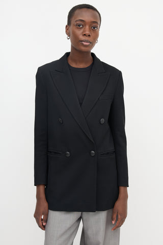 Armani Peak Double Breasted Blazer