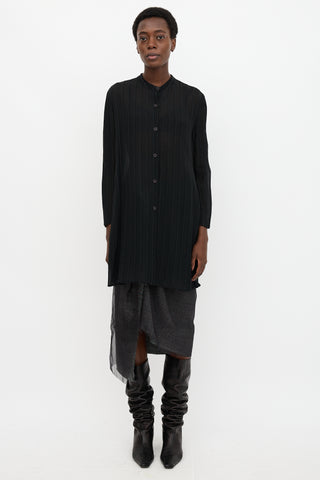 Armani Sheer Embroidered Shirt