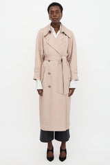 Armani Silk Trench Coat