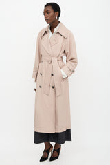 Armani Silk Trench Coat