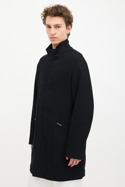 Armani Twill Stand Collar Jacket