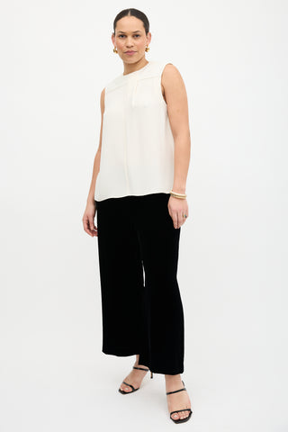 Armani Velvet Culotte Pant