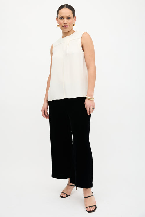 Armani Velvet Culotte Pant