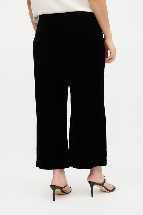 Armani Velvet Culotte Pant