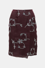Armani Vintage Floral Beaded Skirt