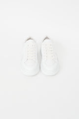 Armani White Leather Sneaker