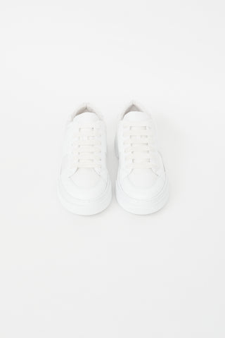 Armani White Leather Sneaker