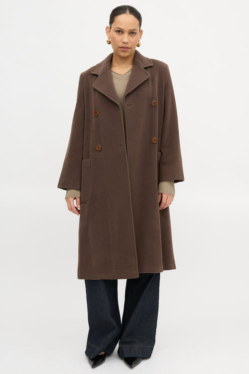 Armani Wool Belted Coat