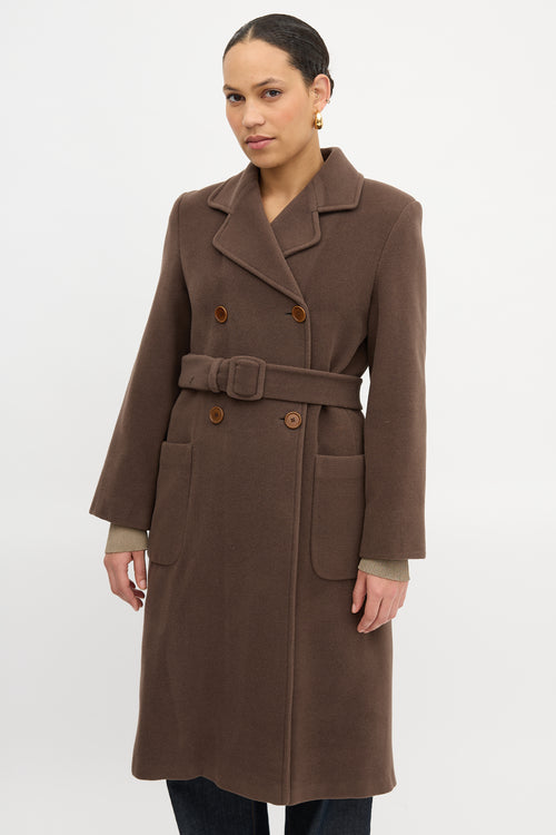 Armani Wool Belted Coat