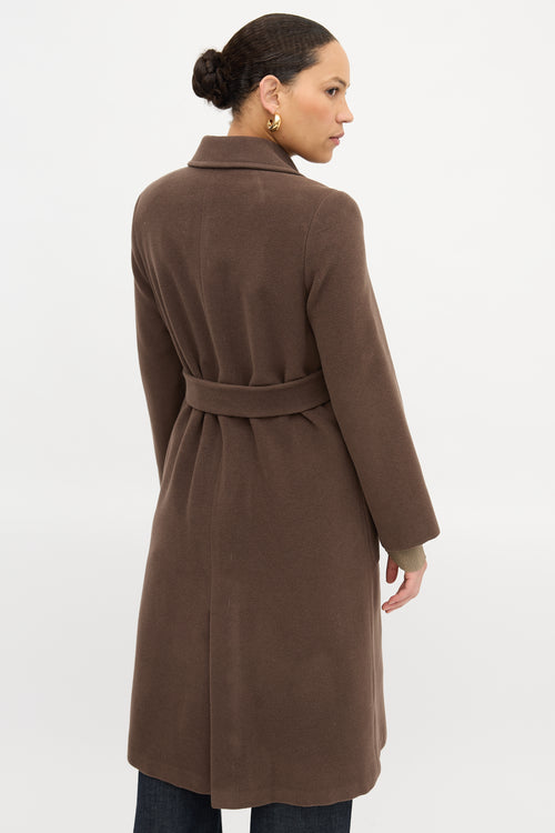 Armani Wool Belted Coat