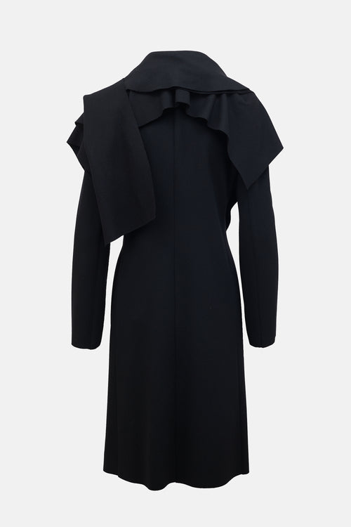 Armani Wool & Cashmere Scarf Coat