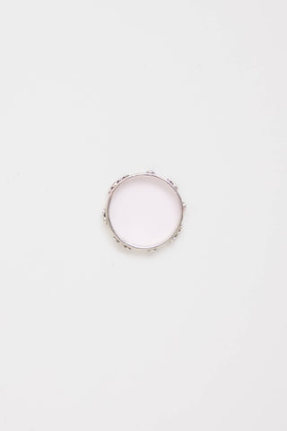 Fine Jewelry Sterling Silver & Diamond Crivelli Stack Band Ring