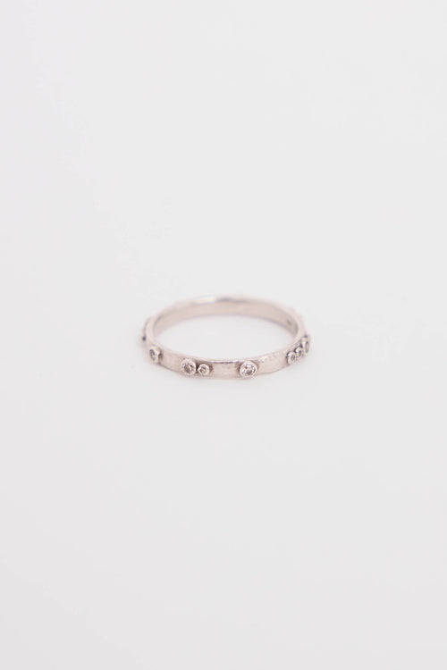 Fine Jewelry Sterling Silver & Diamond Crivelli Stack Band Ring