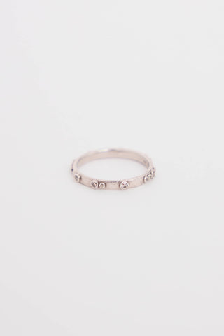 Fine Jewelry Sterling Silver & Diamond Crivelli Stack Band Ring