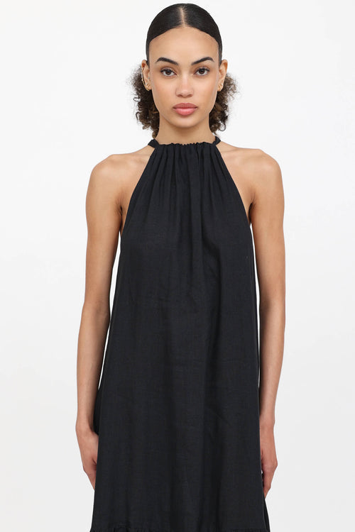 Asceno Linen Maxi Dress