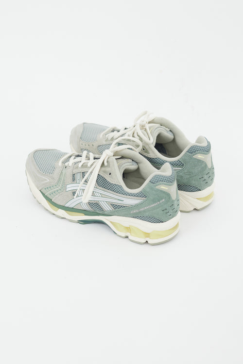 Asics Green & Silver Gel Kayano 14 Sneaker
