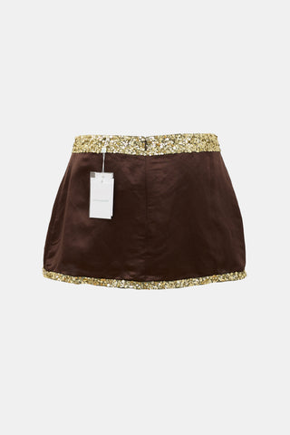 Asta Resort Linen & Silk Celine Skirt