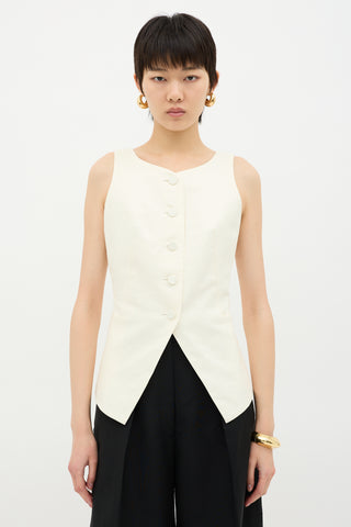 Attersee Linen The Sculpted Vest