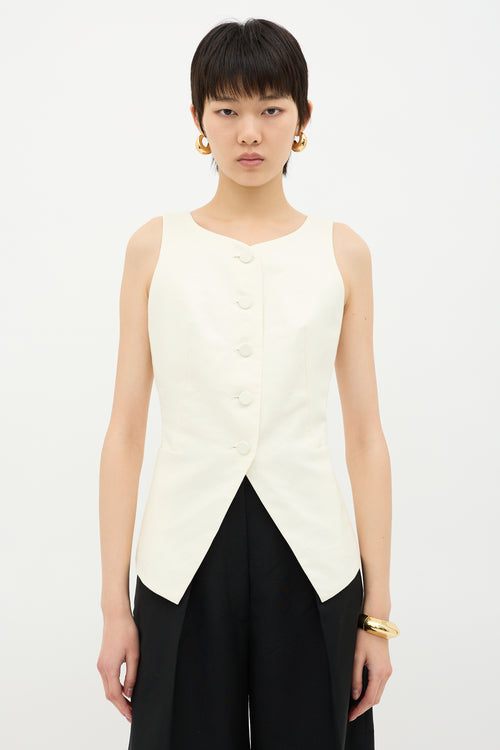 Attersee Linen The Sculpted Vest