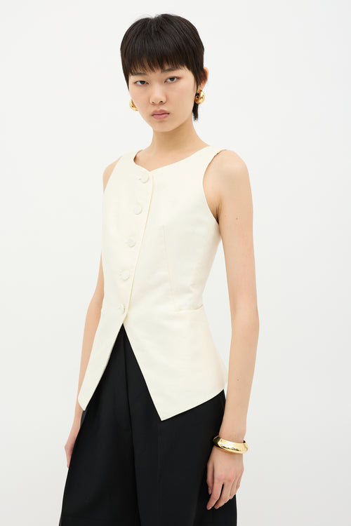Attersee Linen The Sculpted Vest