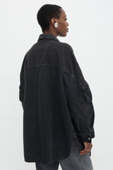 The Attico Oversized Canvas Fern Jacket