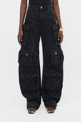 The Attico Denim Cargo Pant